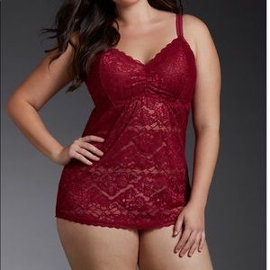 TORRID LACE BRALETTE CAMI Lingerie NWT